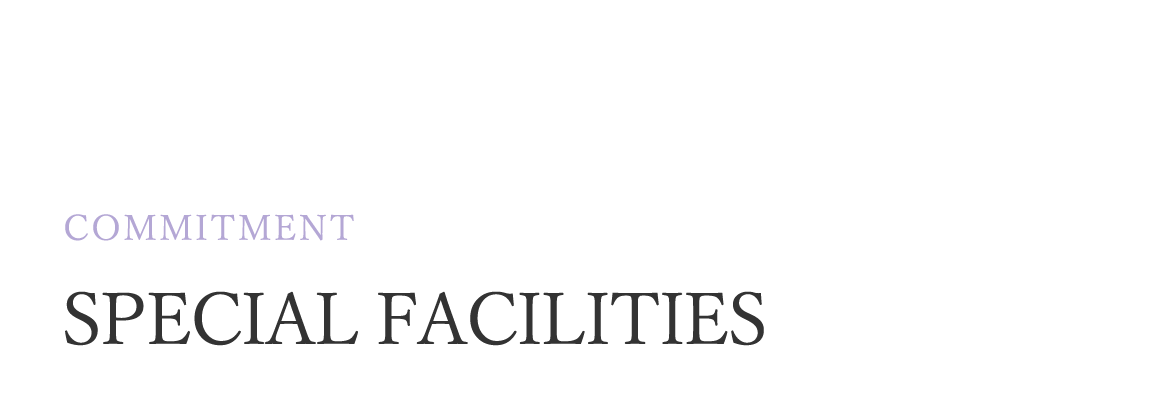 COMMITMENT　SPECIAL FACILITIES